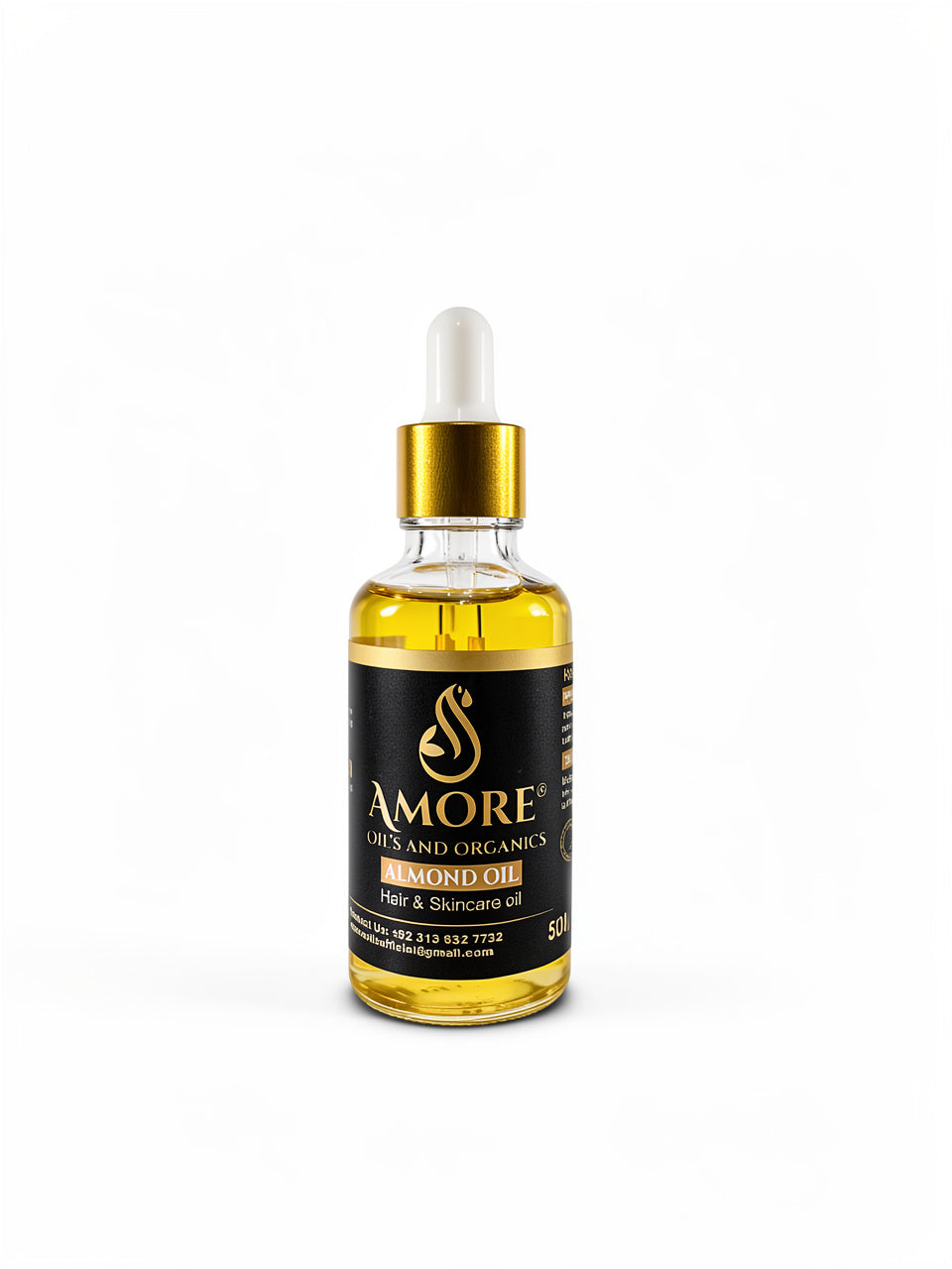 Premium Almond Oil – Pure, Natural Hair & Skin Nourishment | Amore Oils & Organics