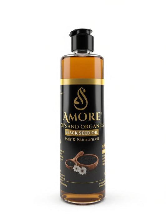 Premium Black Seed Oil – Pure, Natural Hair & Skin Nourishment | Amore Oils & Organics