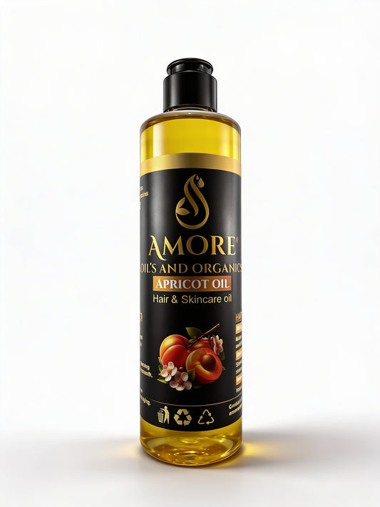 Premium Apricot Oil – Pure, Natural Hair & Skin Nourishment | Amore Oils & Organics