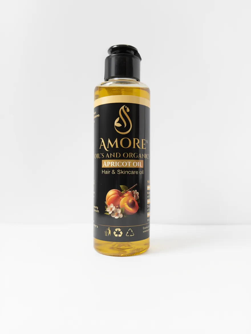 Premium Apricot Oil – Pure, Natural Hair & Skin Nourishment | Amore Oils & Organics