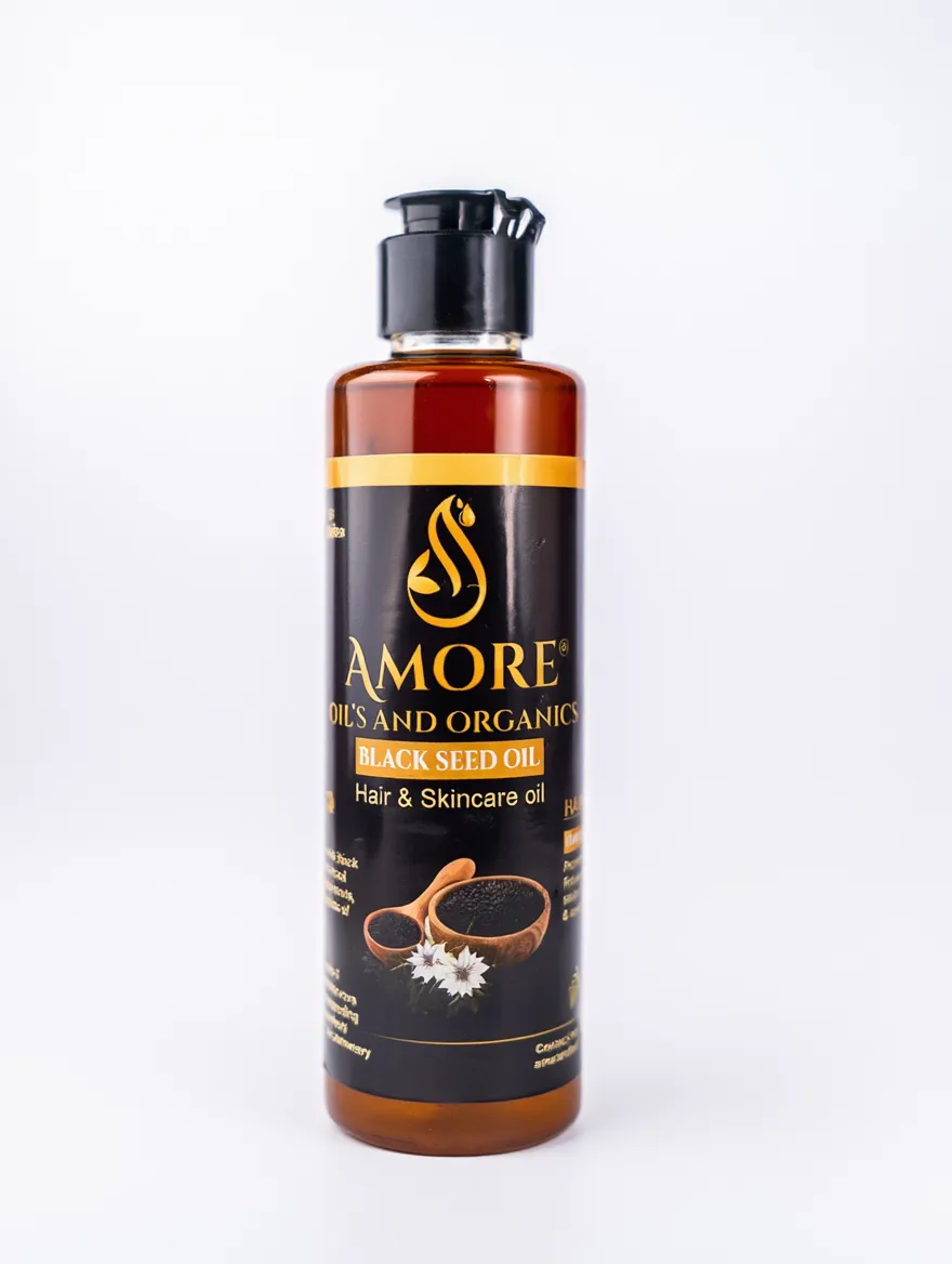 Premium Black Seed Oil – Pure, Natural Hair & Skin Nourishment | Amore Oils & Organics