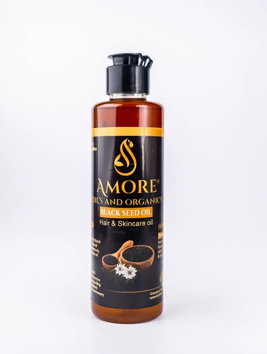 Premium Black Seed Oil – Pure, Natural Hair & Skin Nourishment | Amore Oils & Organics
