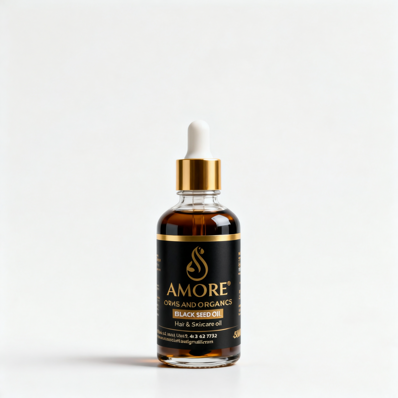 Premium Black Seed Oil – Pure, Natural Hair & Skin Nourishment | Amore Oils & Organics
