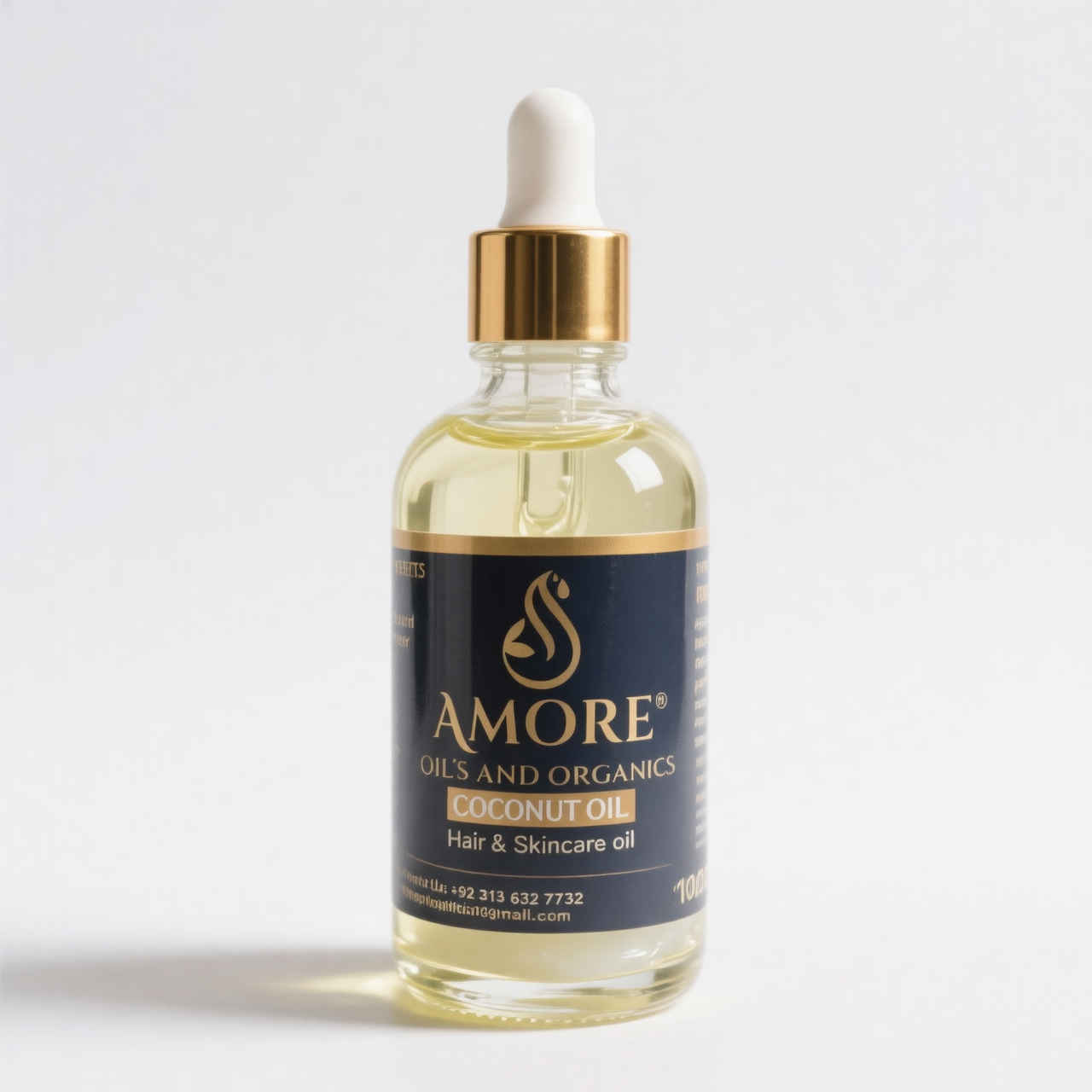 Premium Coconut Oil – Pure, Natural Hair & Skin Nourishment | Amore Oils & Organics