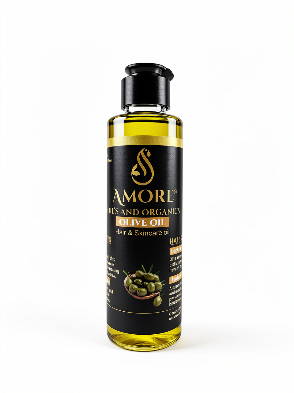 Premium Olive Oil – Pure, Natural Hair & Skin Nourishment | Amore Oils & Organics